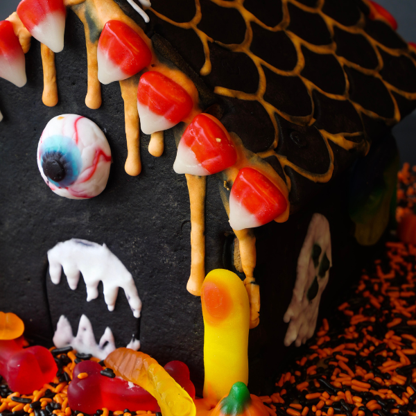 Haunted Halloween Gingerbread House Alternative to Corporate Party Ideas