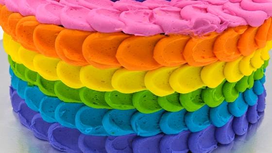 How to Create our Rainbow Cake Decorating Instructions