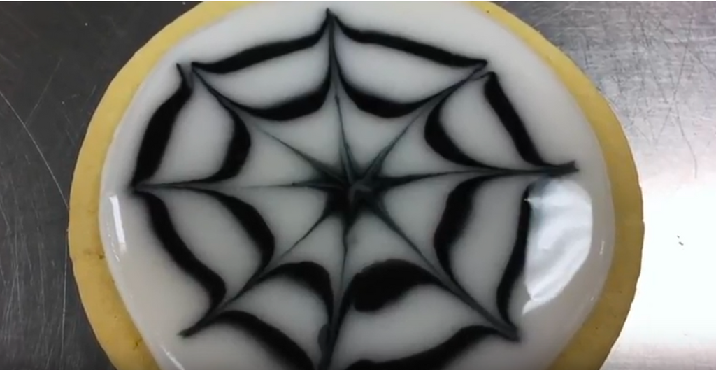 How to make Spider Web Cookies