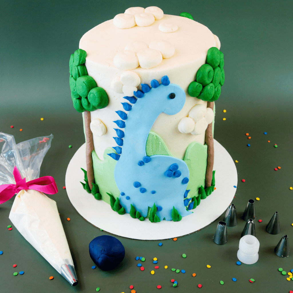 dinosaur cake decorating kit